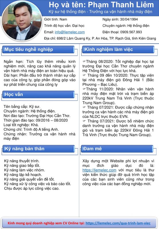 Quá trình làm việc và tích lũy kinh nghiệm